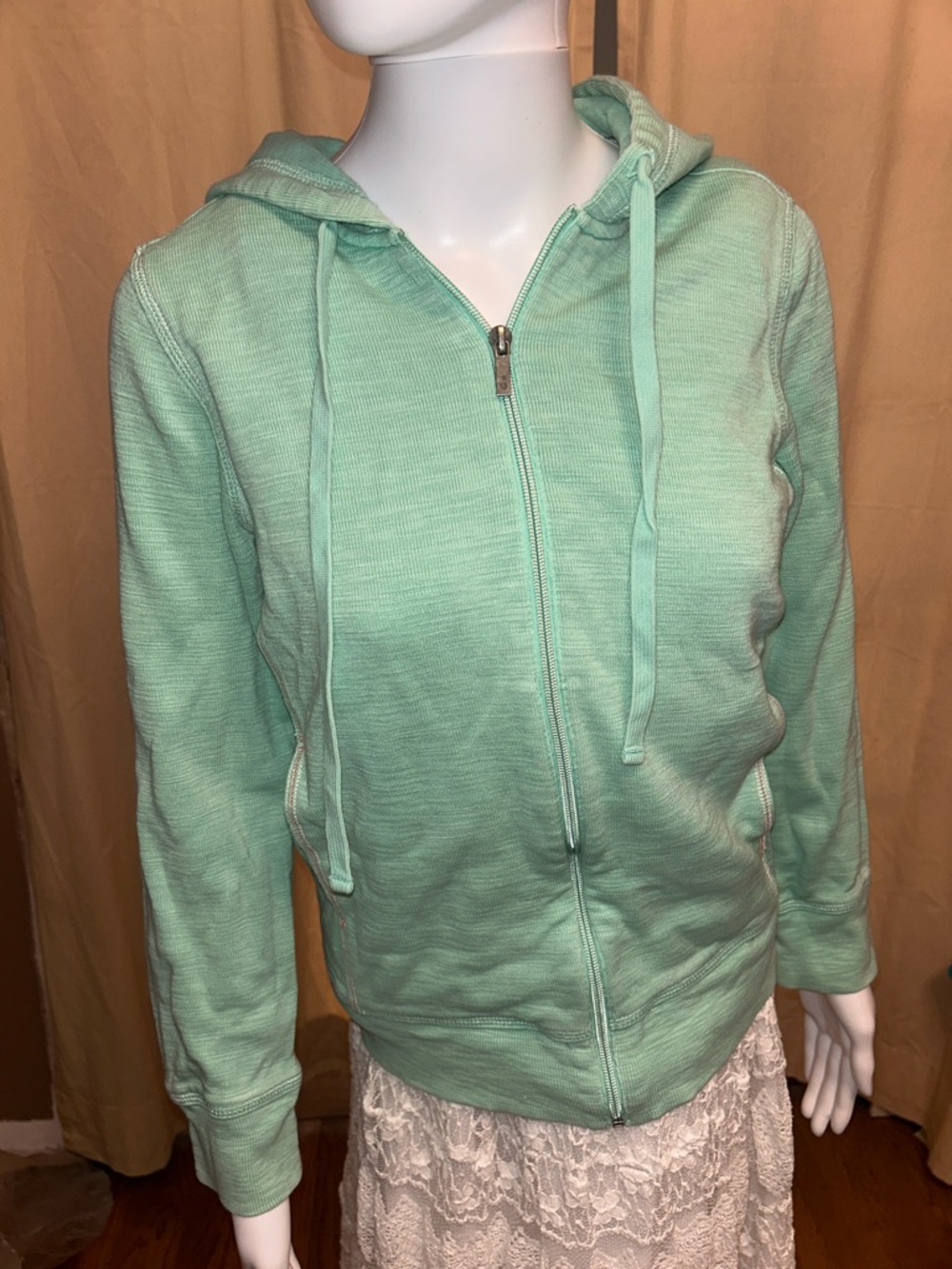 Tommy Bahama Mint Green Zip Hoodie for Women